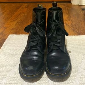 Dr. Marten's 1460 Leather Lace Up Boots, Size 38 (US W7.5)